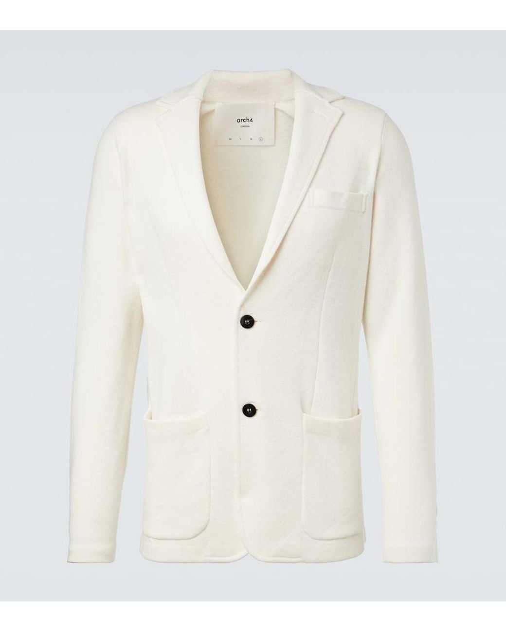 arch4 White Mr Poole Wool And Cashmere Blazer for men