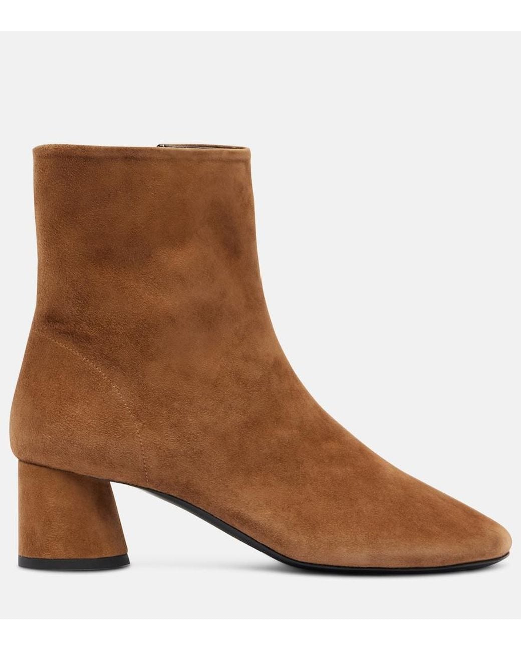 Proenza Schouler Brown Glove Suede Ankle Boots