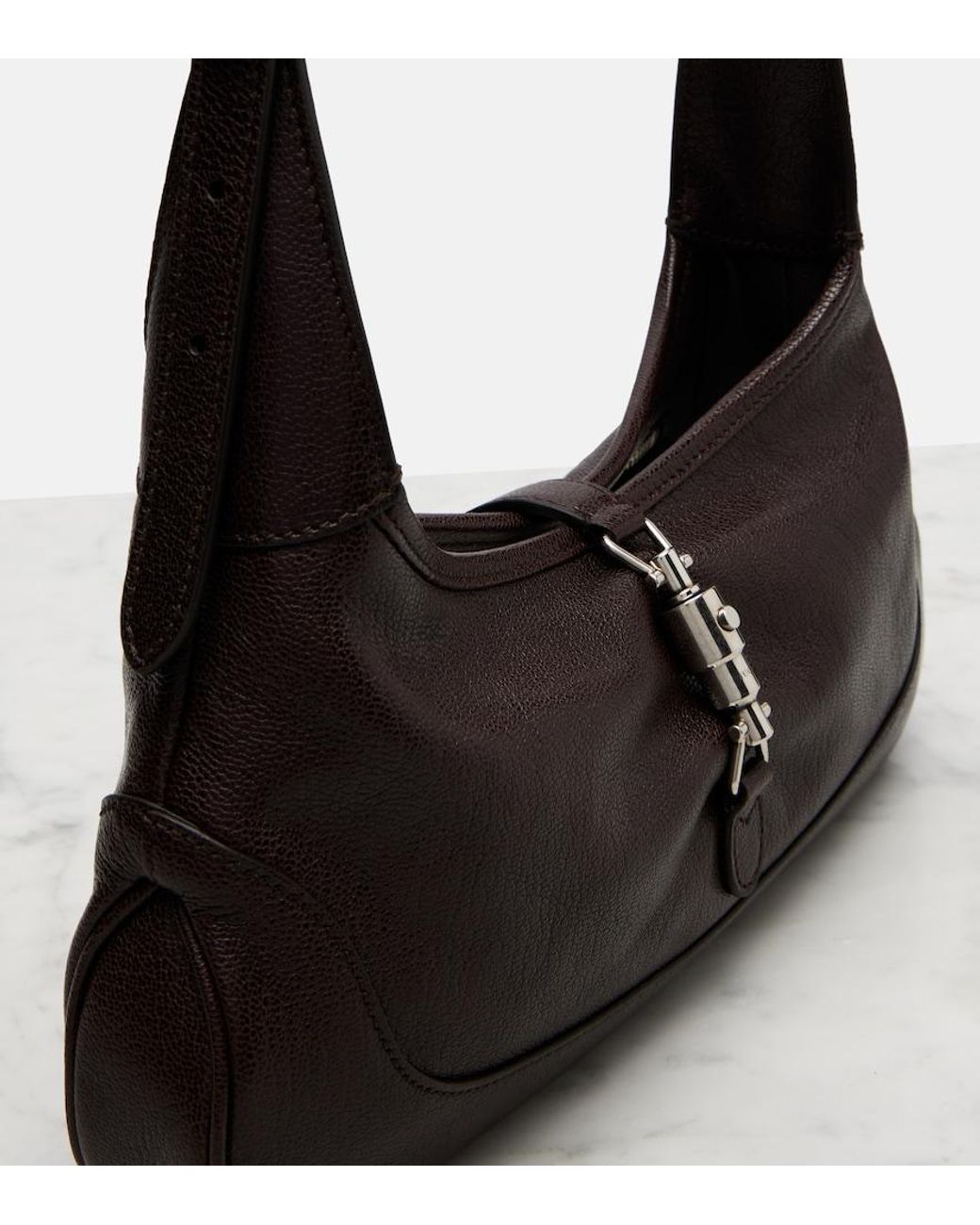 Gucci Black Jackie Slim Small Leather Shoulder Bag