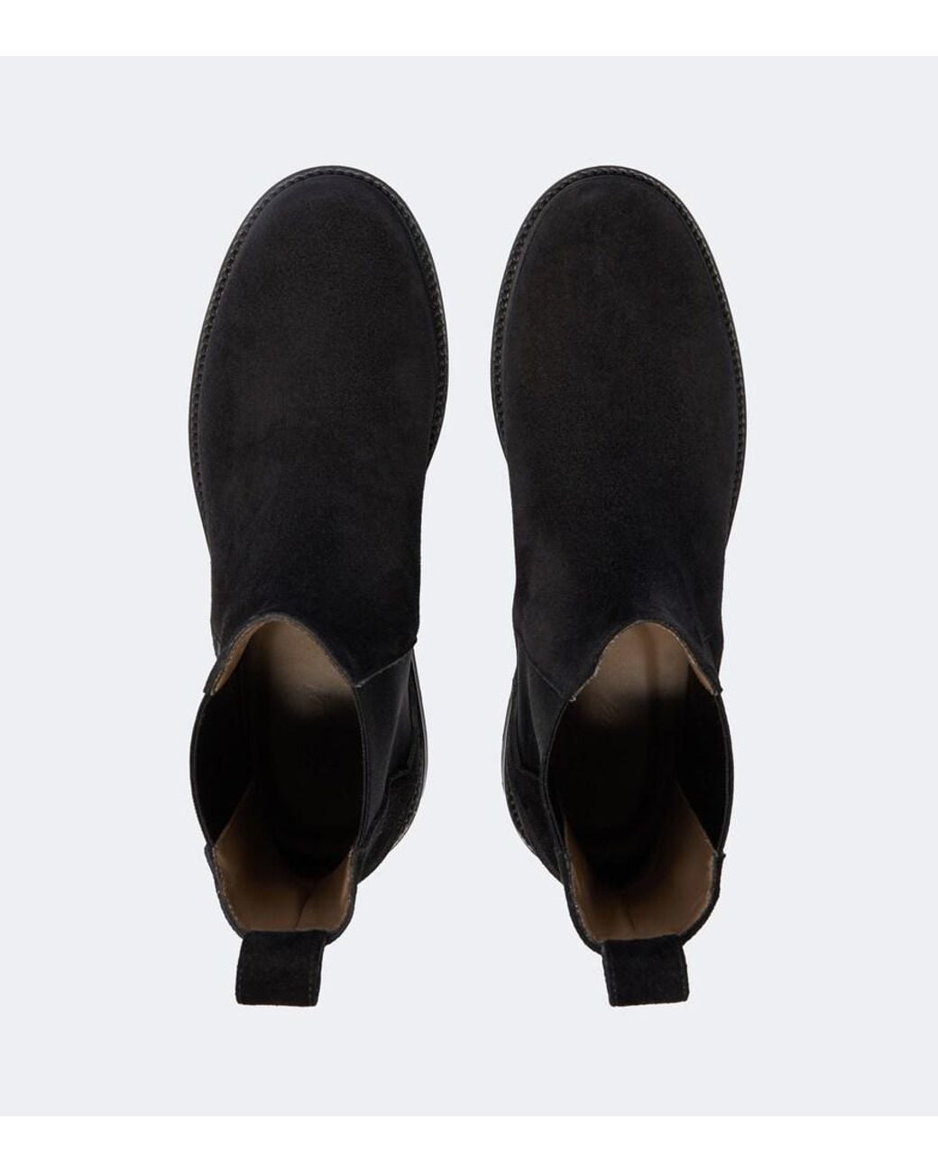 Brioni Black Suede Chelsea Boots for men