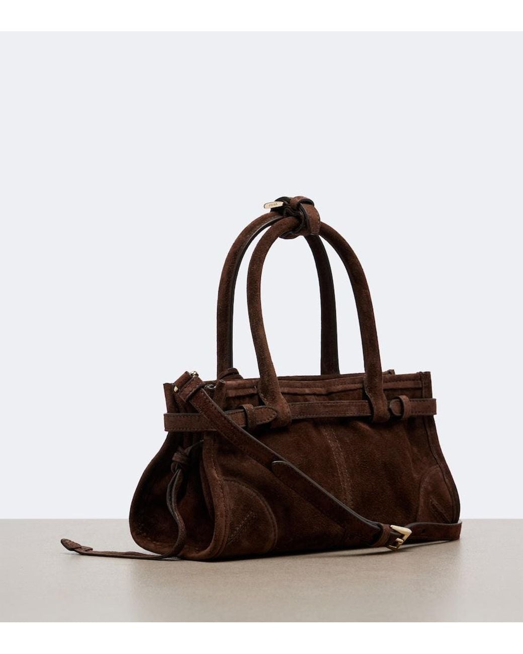 Borsa Bonnie Mini di Prada in Brown