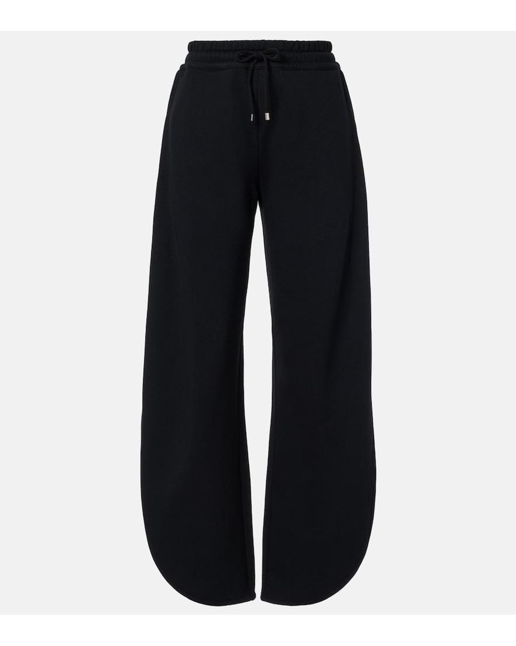 Alaïa Blue Cotton Fleece Sweatpants