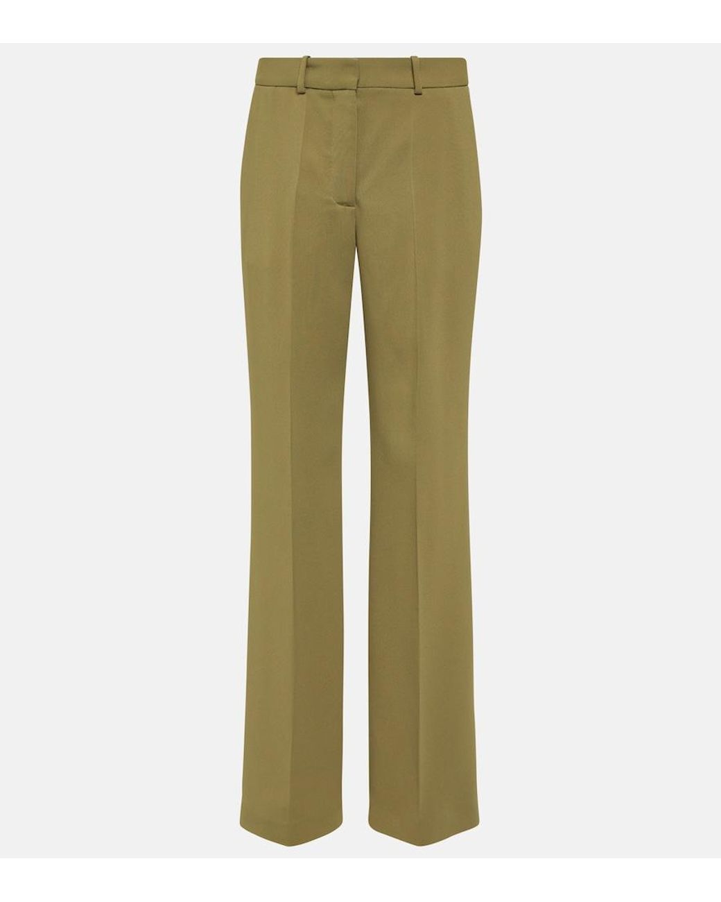 Joseph Green Morissey Mid-Rise Cady Flared Pants