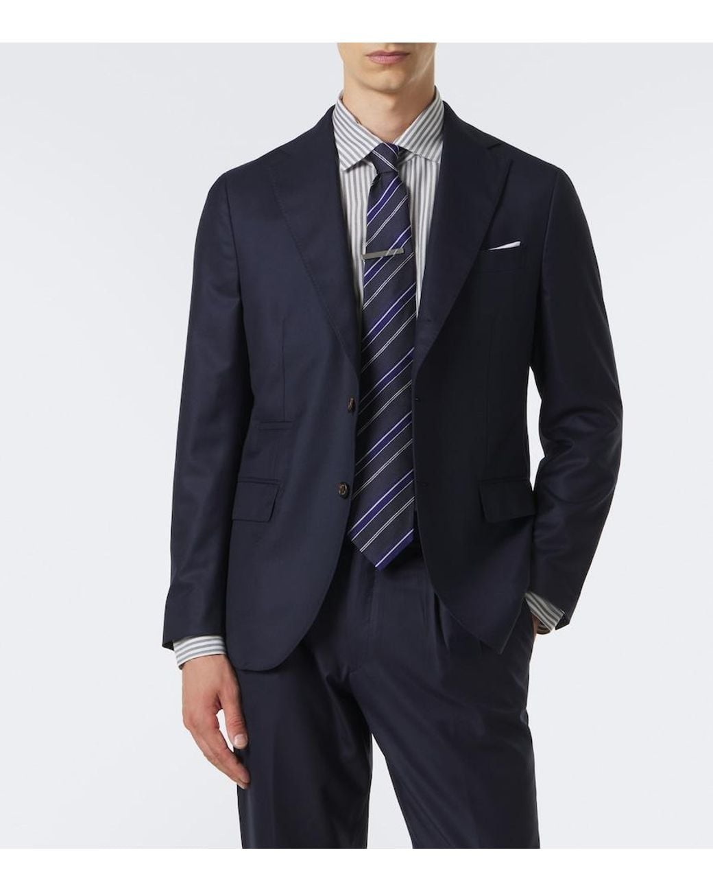 Eleventy Blue Wool Suit for men