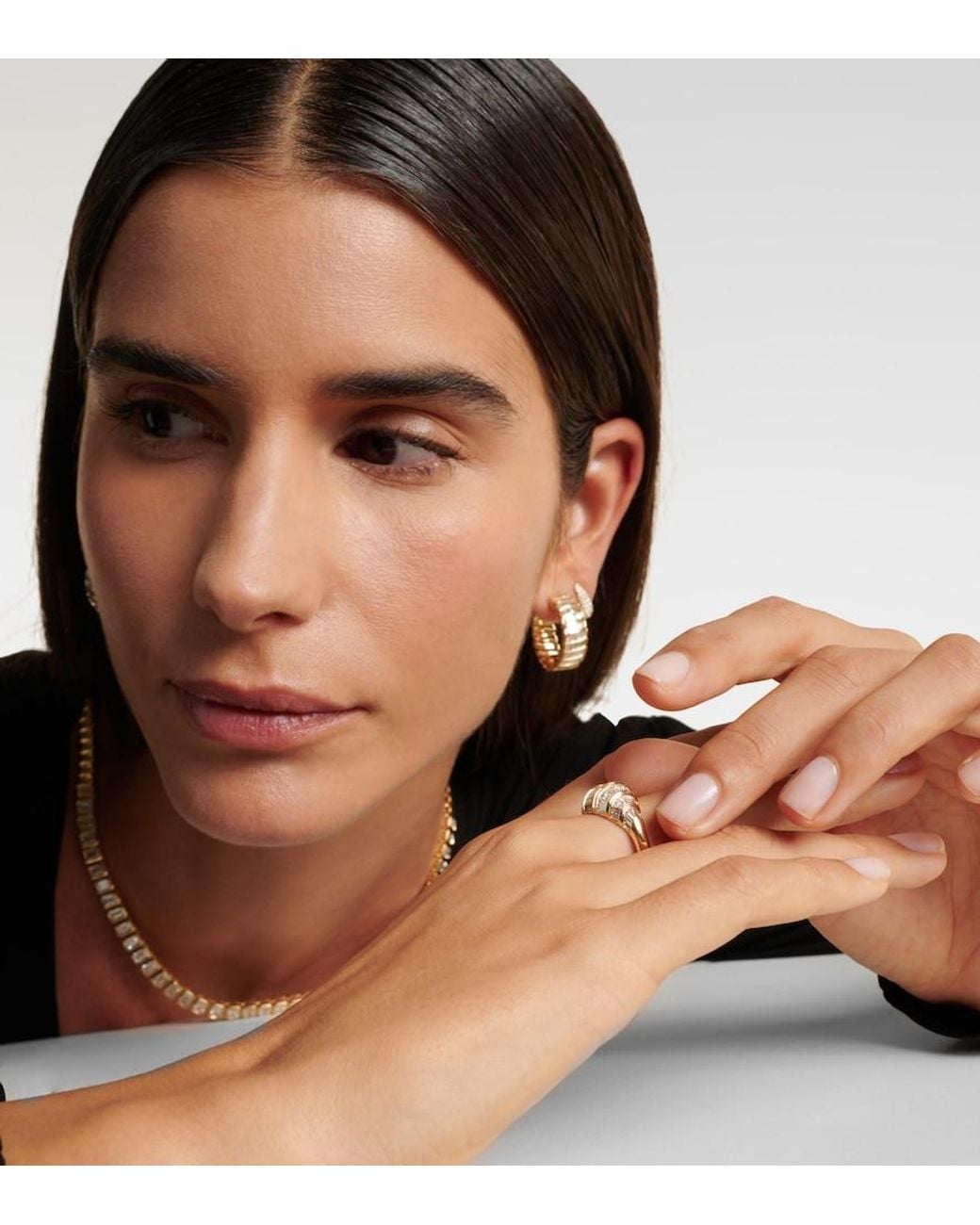 Anita Ko White Zoe 18Kt Ring With Diamonds