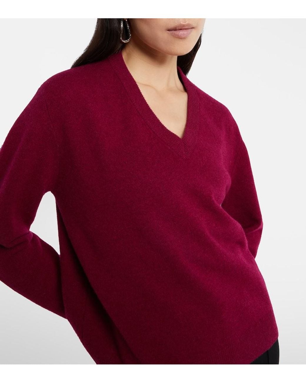 Leset Red Jesse Wool Sweater