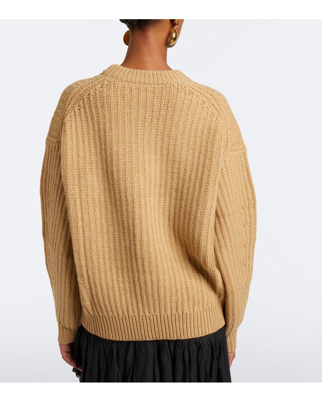 Isabel Marant Natural Lucrecia Wool Sweater