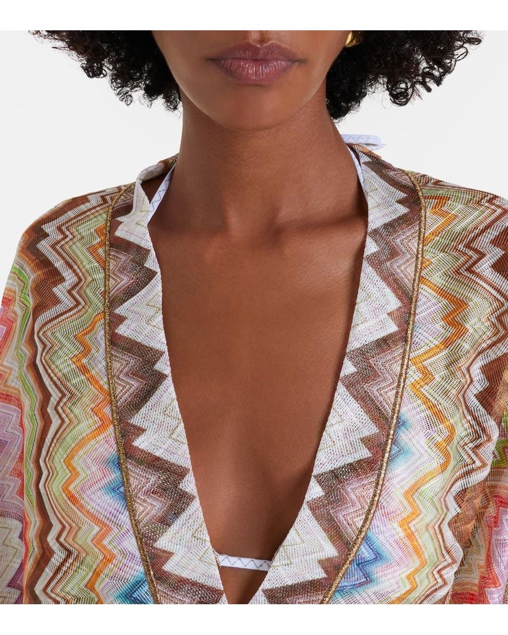 Missoni Multicolor Zigzag Beach Cover-Up