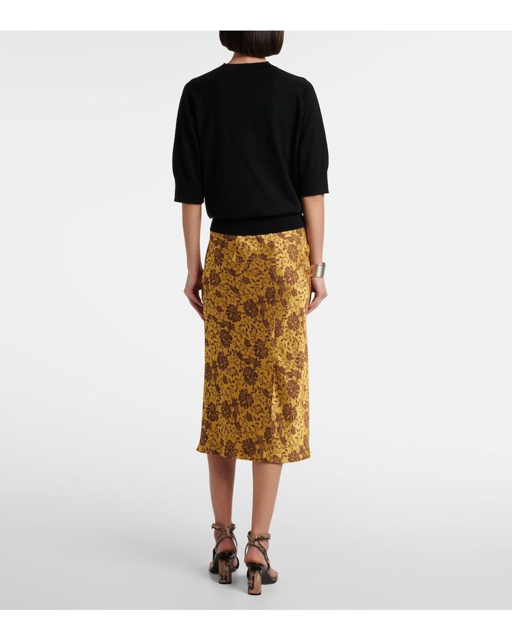 Dries Van Noten Black Wool Top