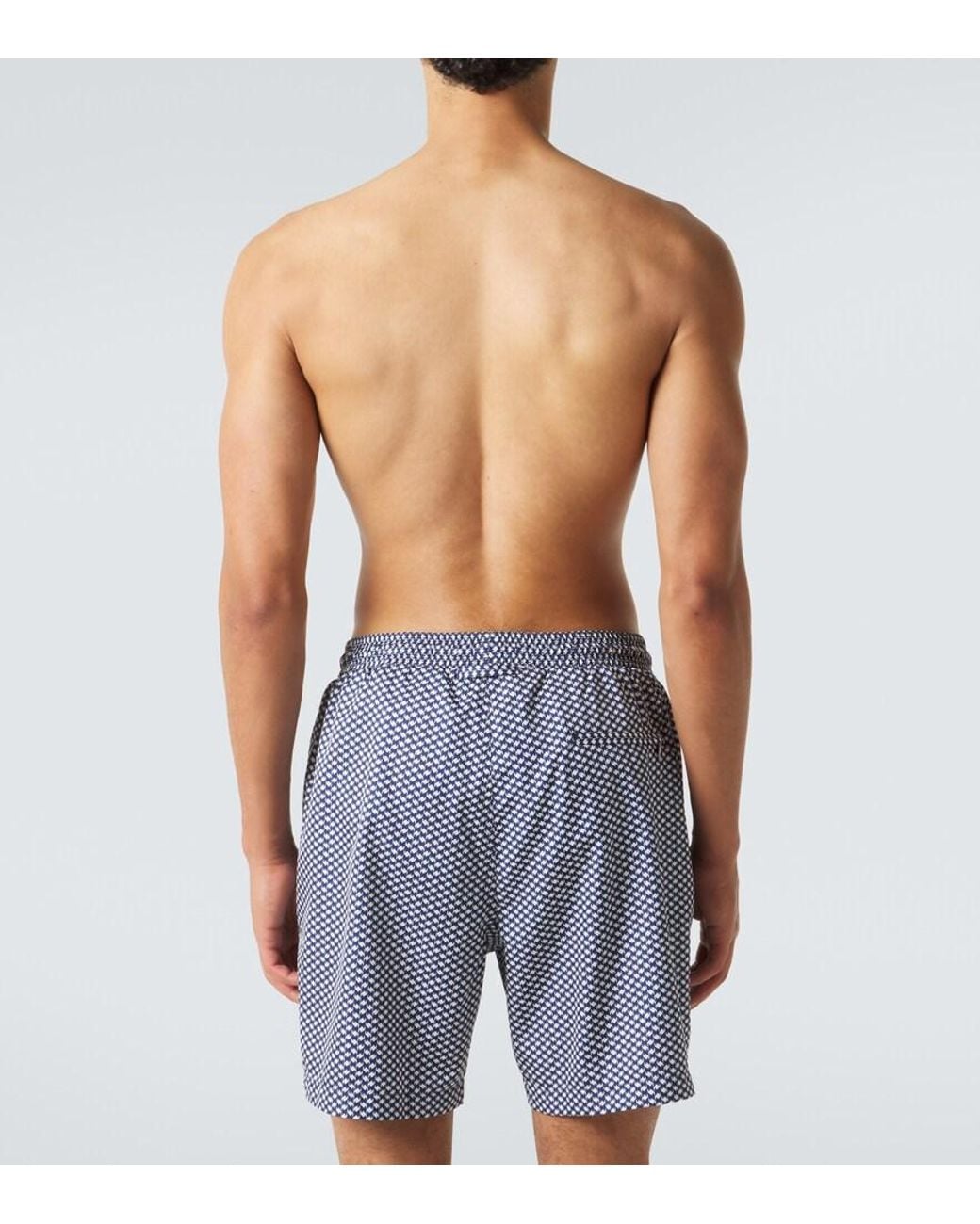 Orlebar Brown Blue Mastiff Printed Swim Trunks for men