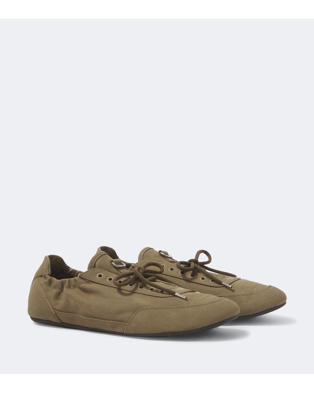Prada Sneakers Collapse Aus Canvas in Green für Herren