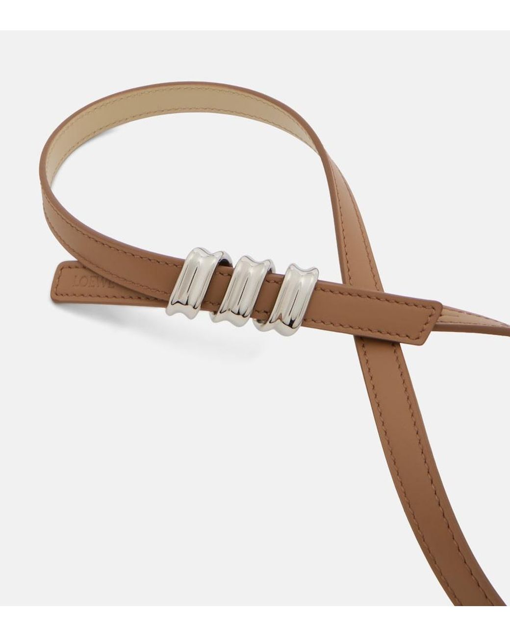 Loewe Natural Coil Leather Belt