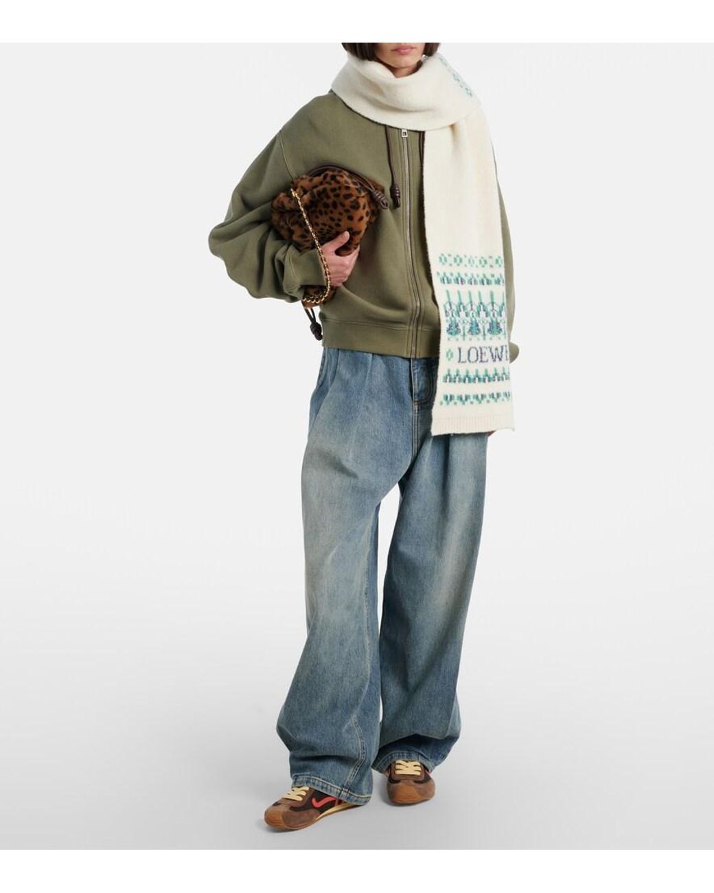 Sciarpa di Loewe in White