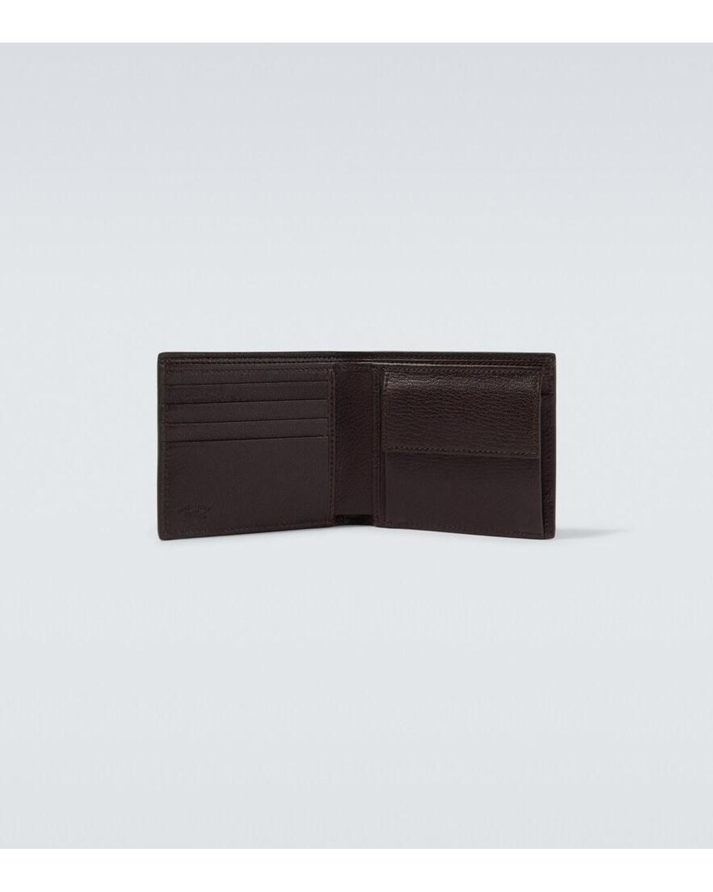 Cartera Plegable De Piel Gucci de hombre de color Black