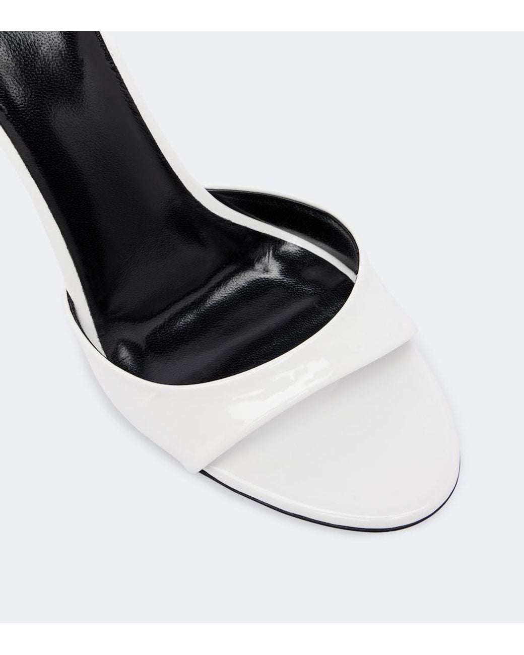 Jude White Hew Leather Mules