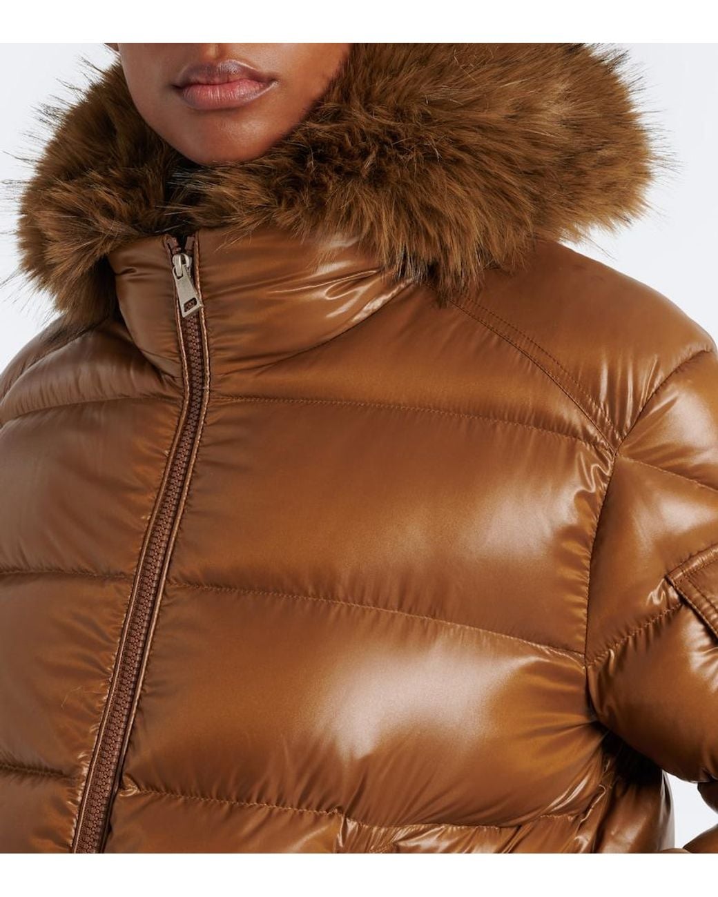 Moncler Brown Hypolais Down Jacket