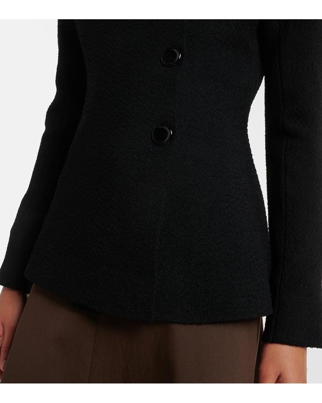 Proenza Schouler Black Sukki Jacket
