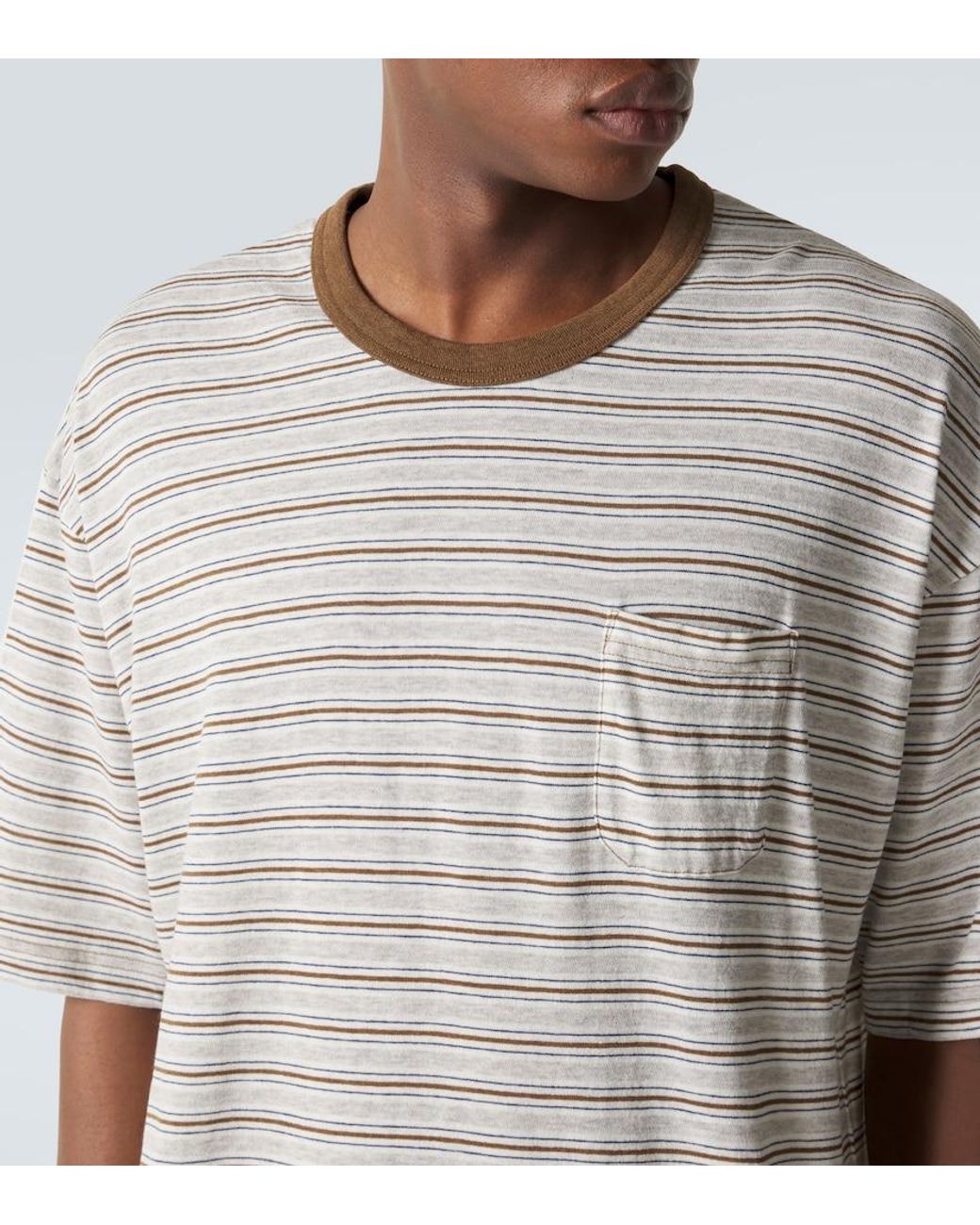 Pullover Mondo Border di Visvim in White da Uomo