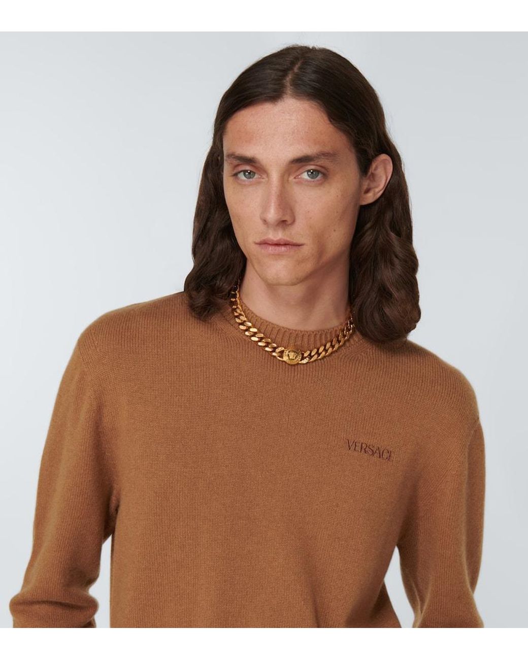 Versace Choker Medusa in Metallic für Herren