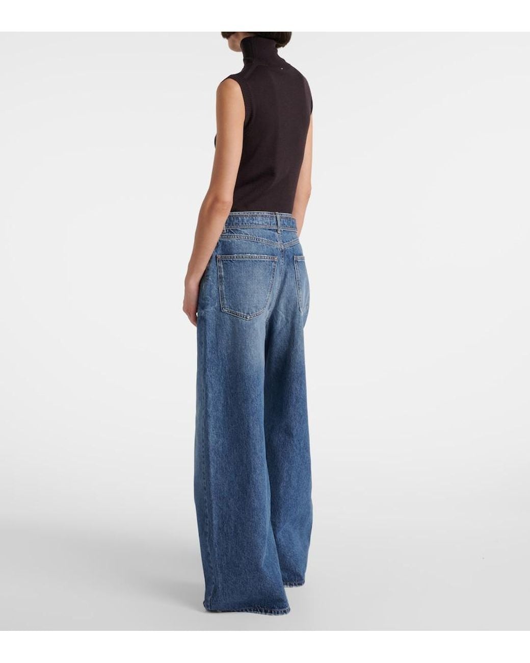 Jean Ample Procida Sportmax en coloris Blue
