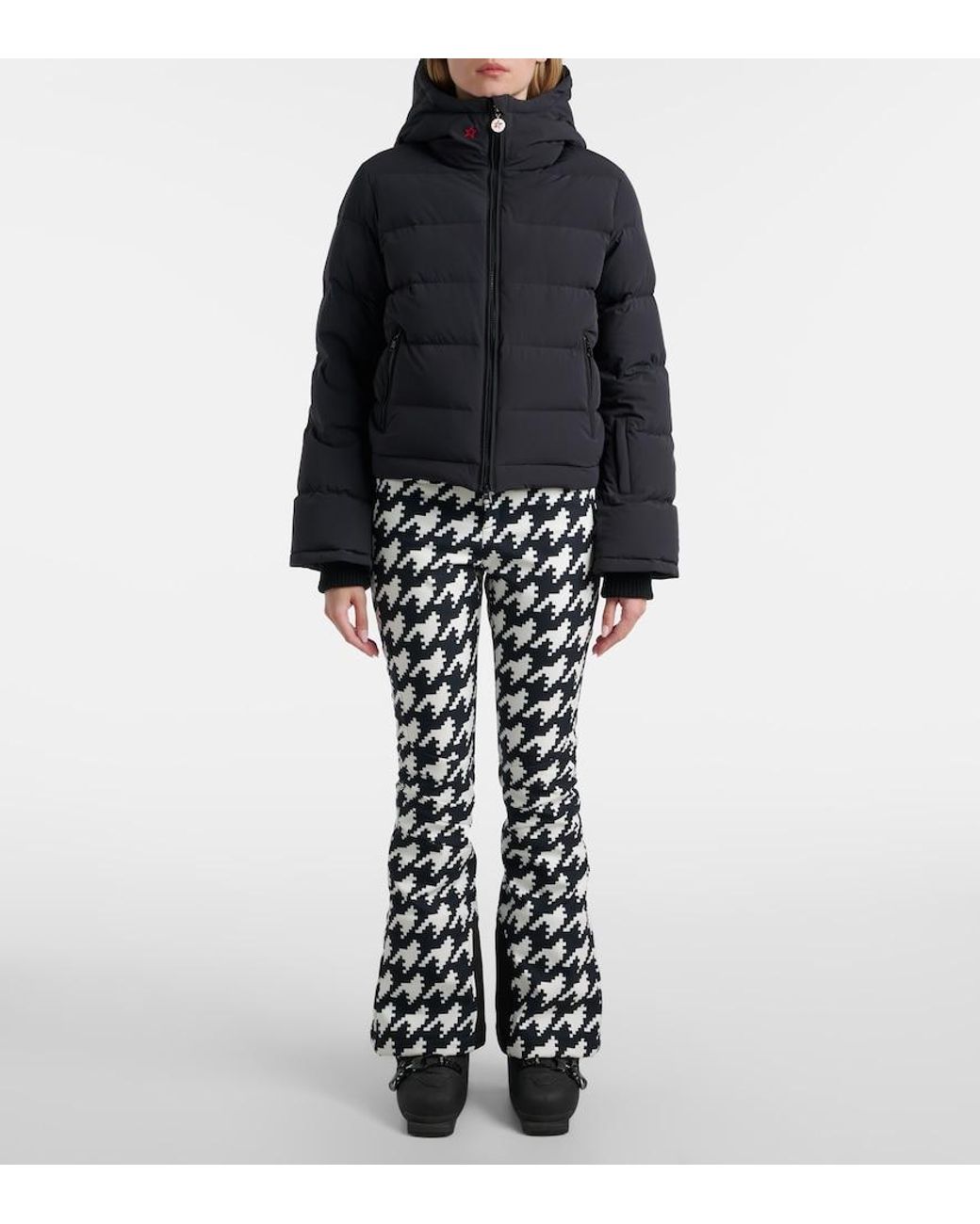 Perfect Moment Blue Polar Flare Down Ski Jacket