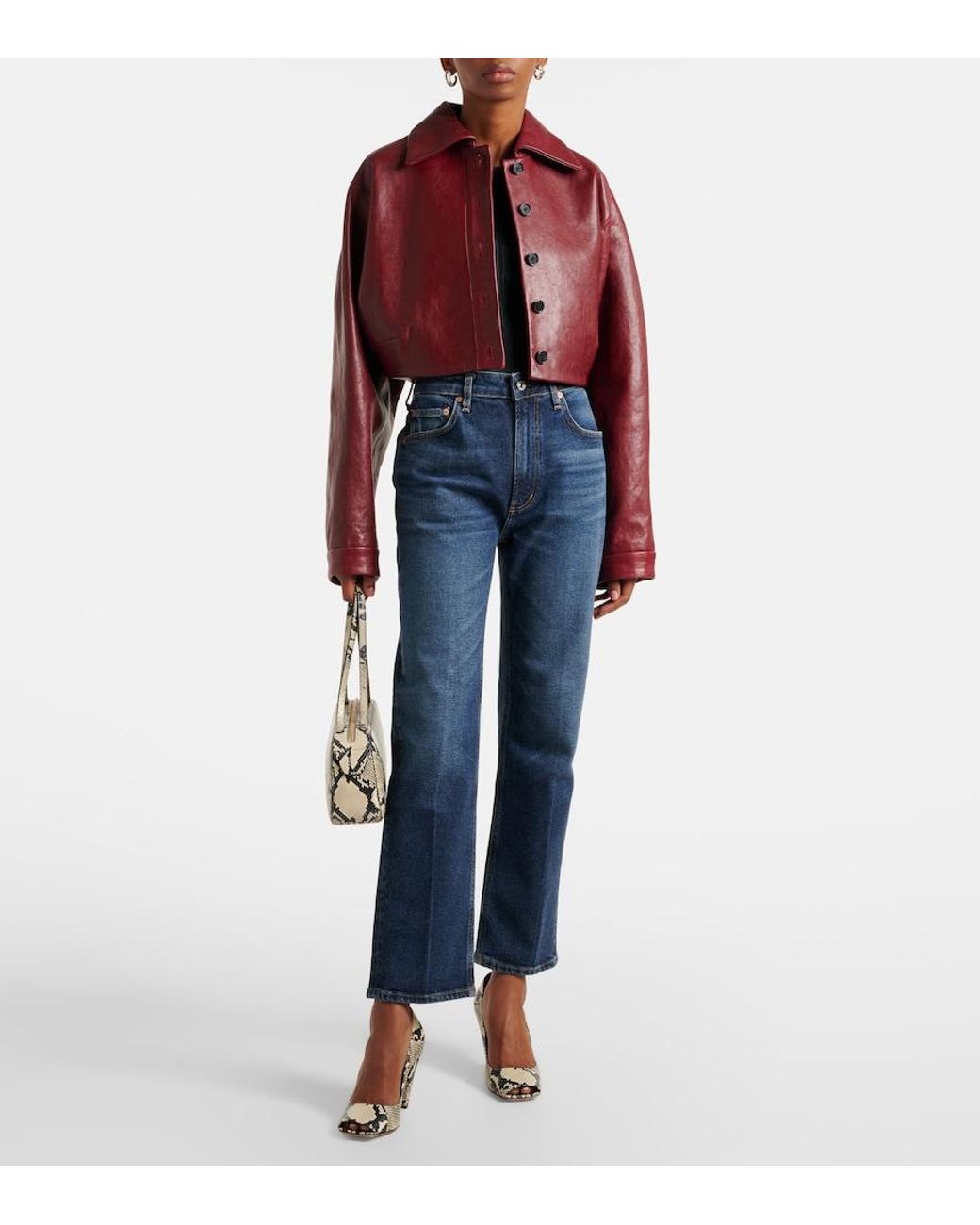 Citizens of Humanity Blue Zurie Straight Jeans