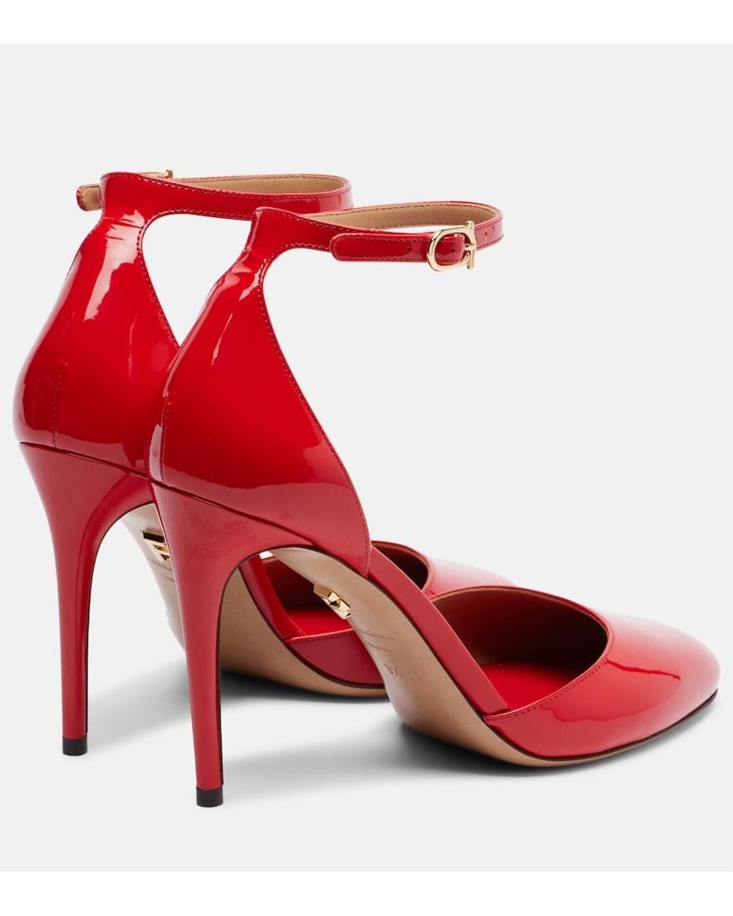 Ferragamo Red Patent Leather Pumps