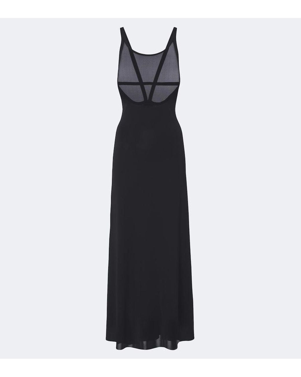 Eres Black Amber Jersey Maxi Dress