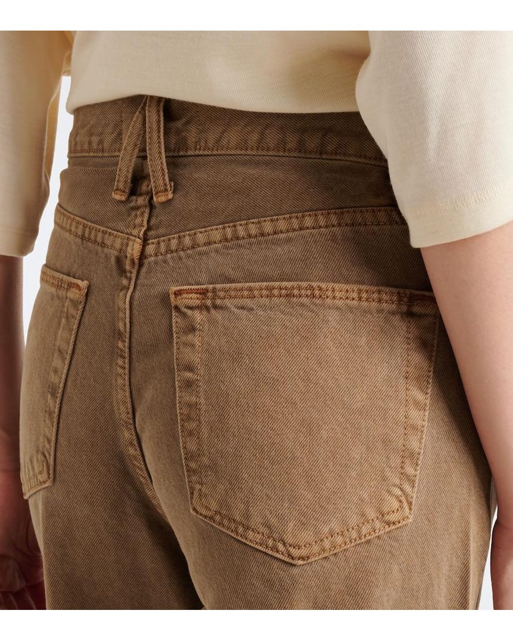 SLVRLAKE Denim Natural Grace Wide-Leg Jeans
