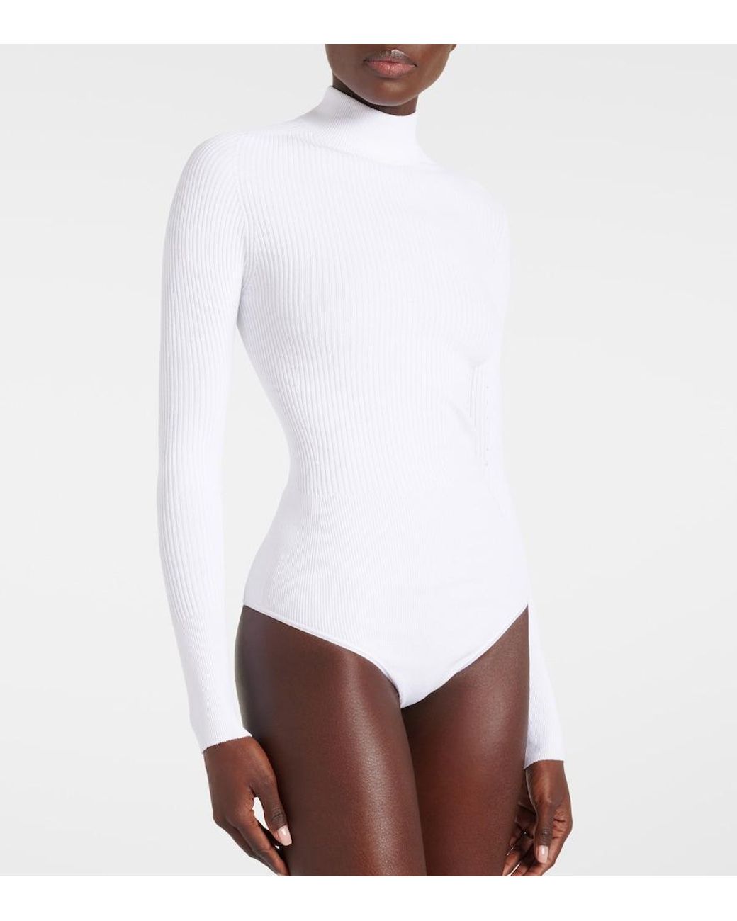 Alaïa White Jersey Body
