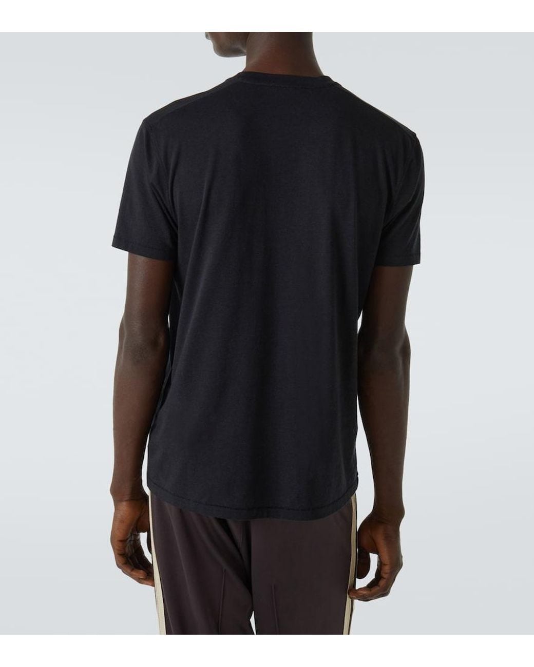 Tom Ford Black Jersey T-Shirt for men