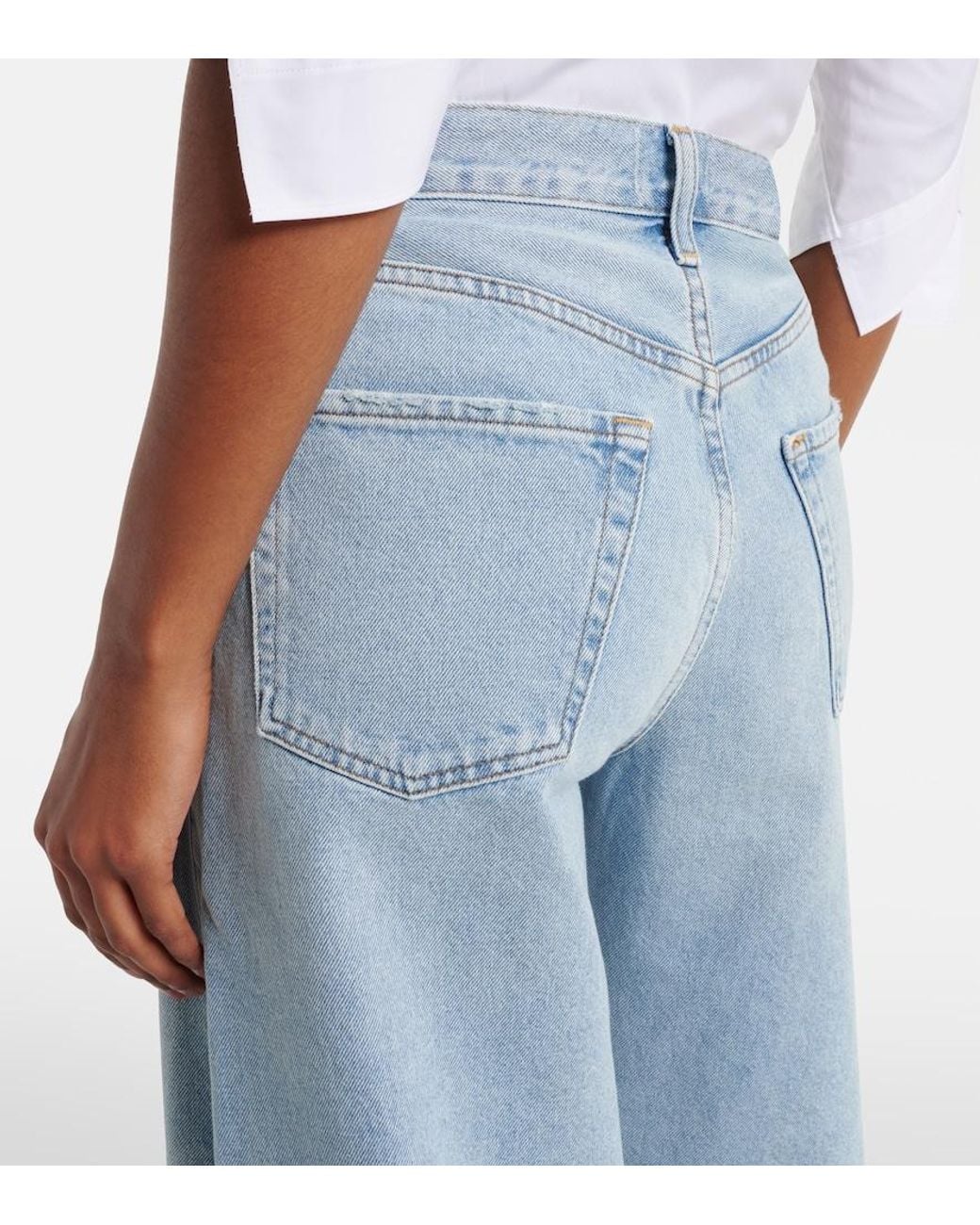 Citizens of Humanity Blue Tulip Barrel-Leg Jeans