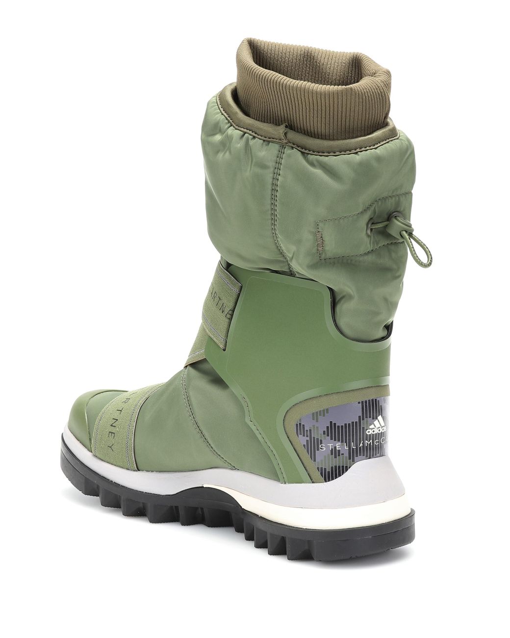 adidas By Stella McCartney Logo Snow Boots in Green | Lyst Australia