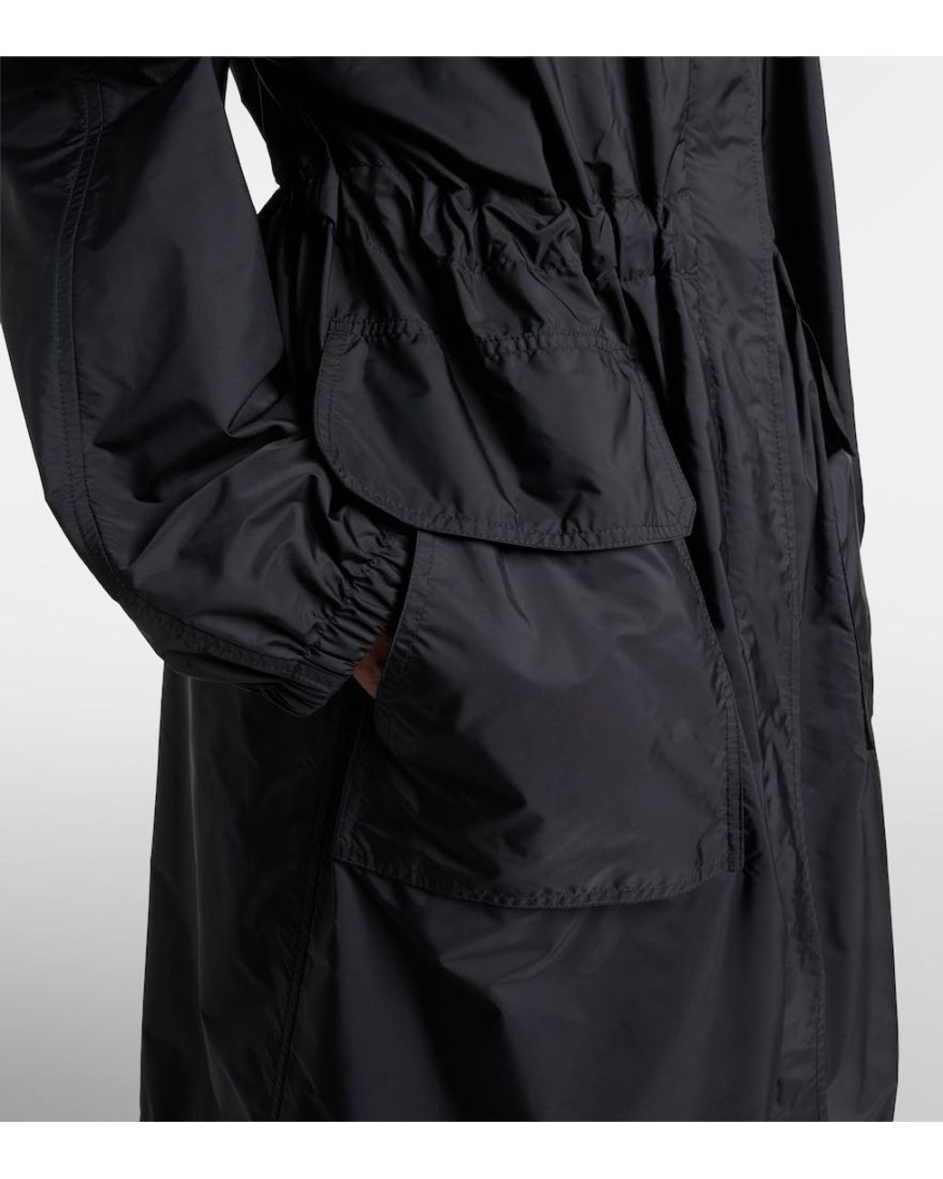 Moncler Black Hiengos Technical Parka