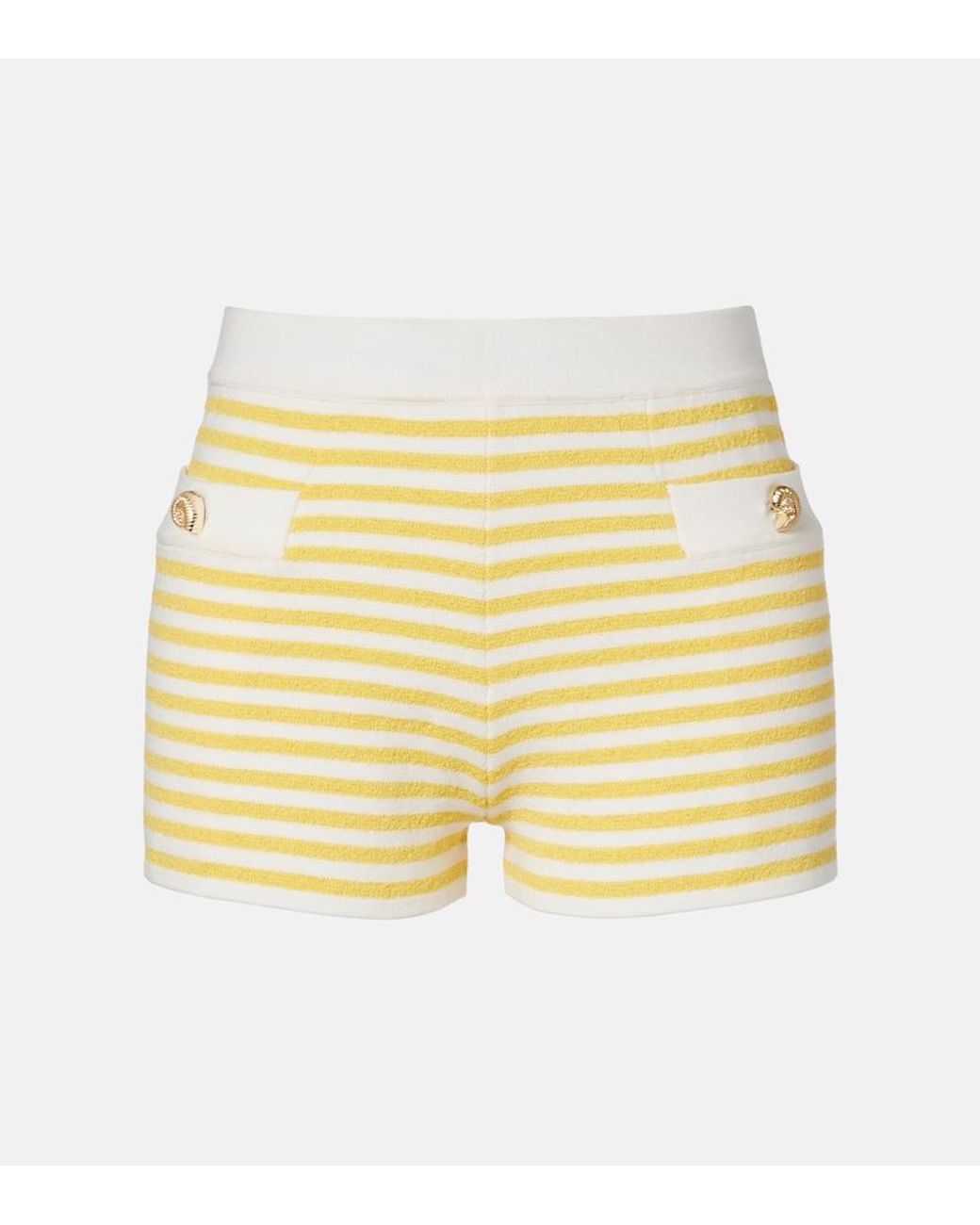 Posse Metallic Millie Striped Shorts