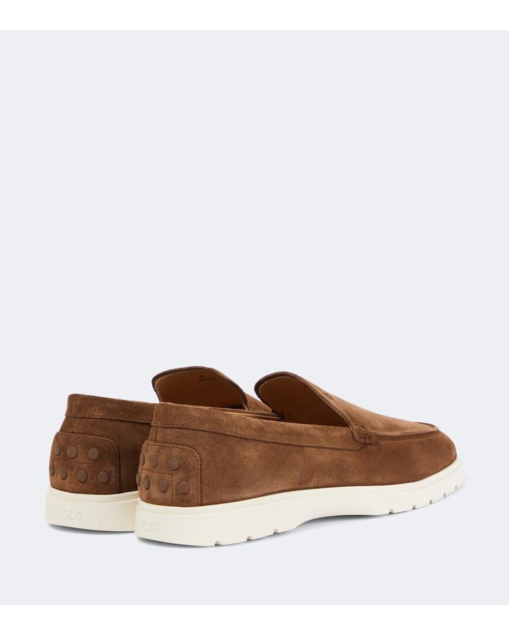 Tod's Brown Suede Loafers for men