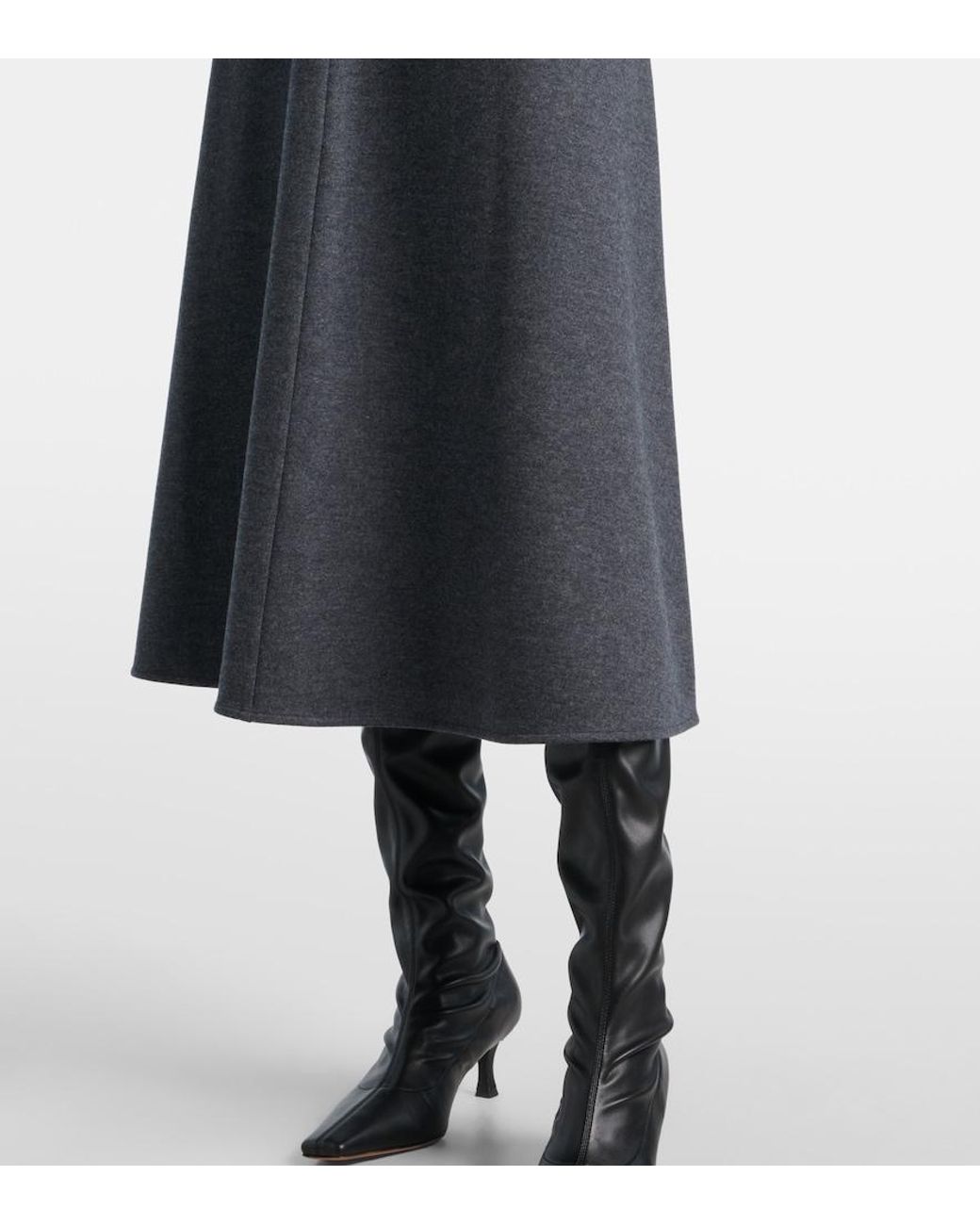 Max Mara Black Orione Midi Dress