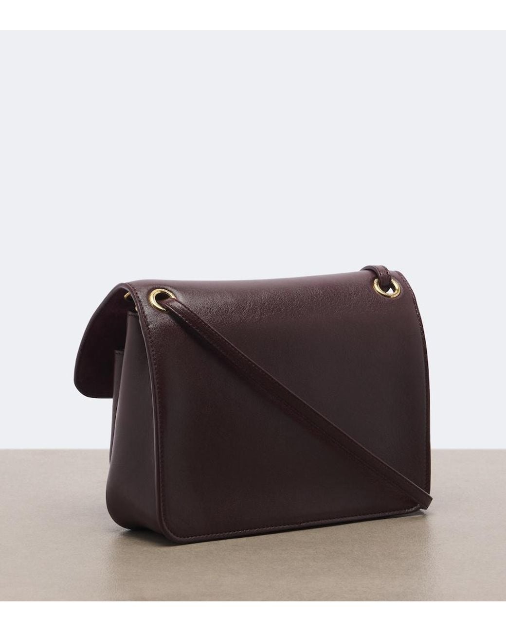 Saint Laurent Purple Niki Cassandre Leather Shoulder Bag