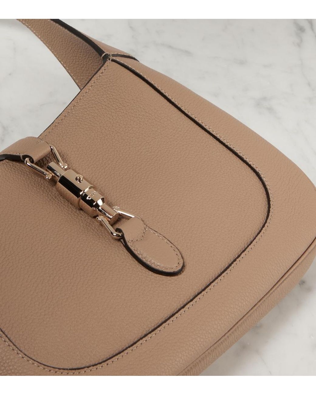 Gucci Brown Jackie Small Leather Shoulder Bag