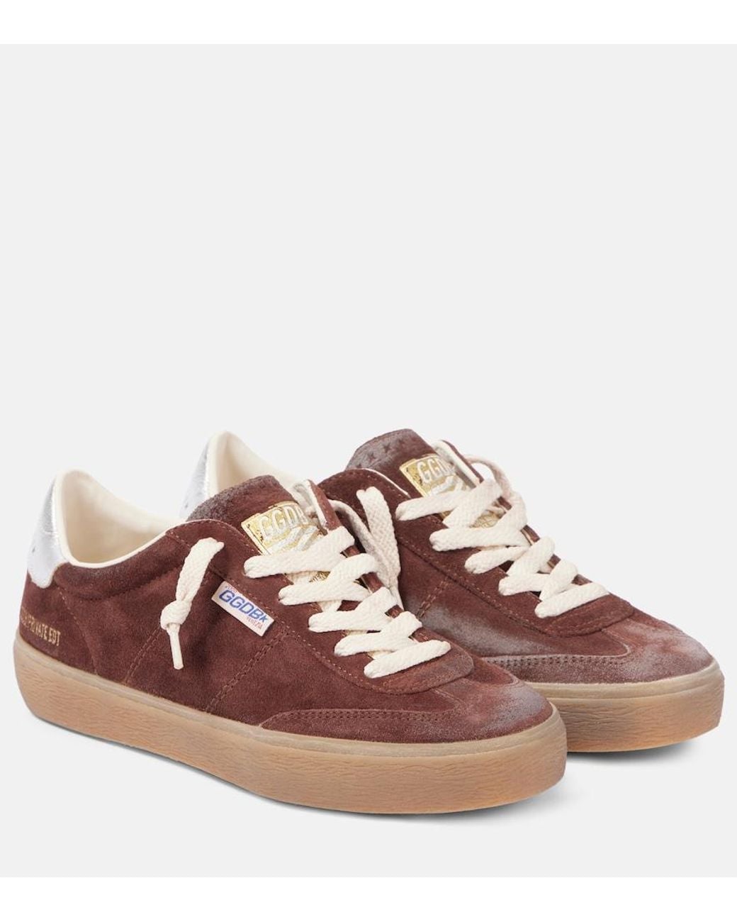 Golden Goose Deluxe Brand Brown Soul Star Suede Sneakers