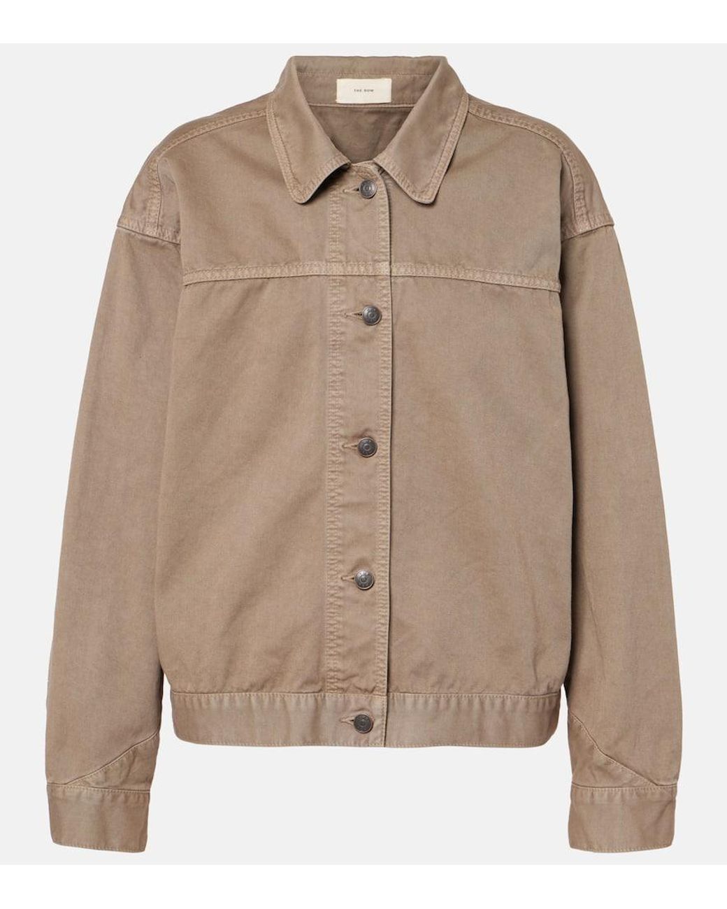 ananabTHE ROW marena jacket ザロウ The Row Marena Denim Jacket in Natural | Lyst