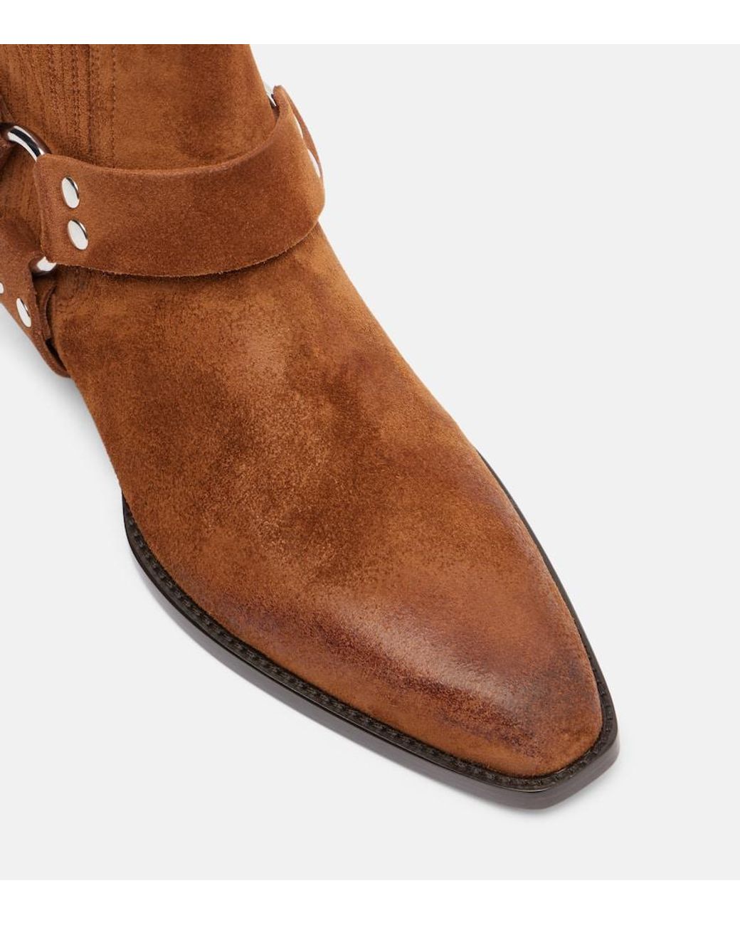 Paris Texas Brown Helena Suede Ankle Boots