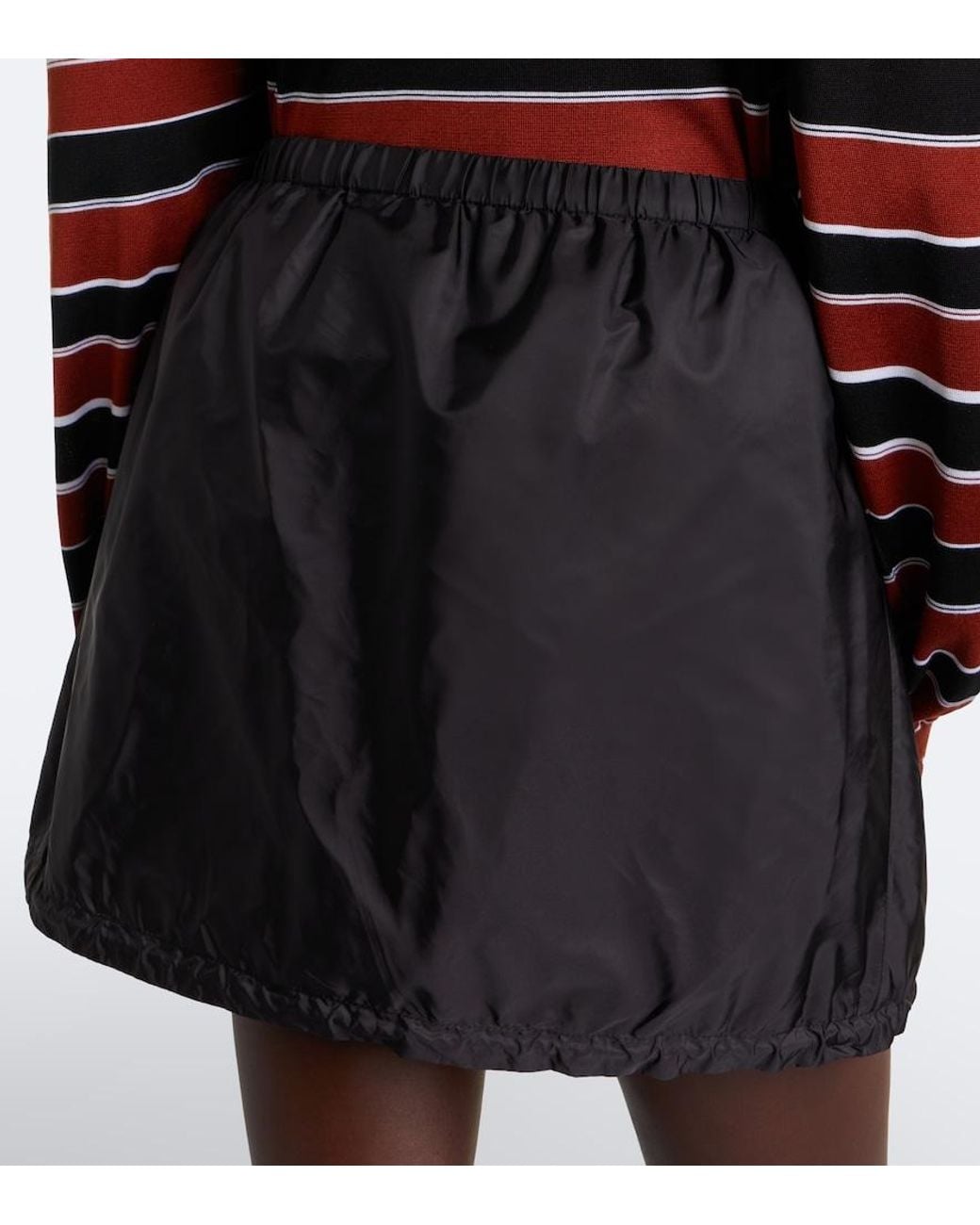 Minigonna di Prada in Black