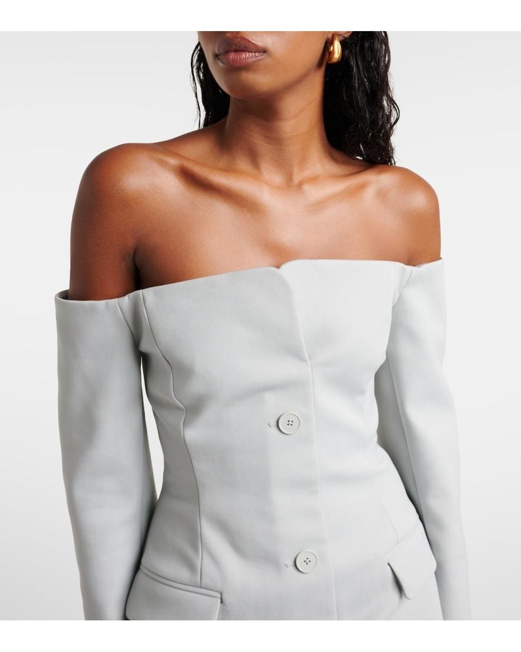 Sir Gray Sandrine Off-Shoulder Minidress