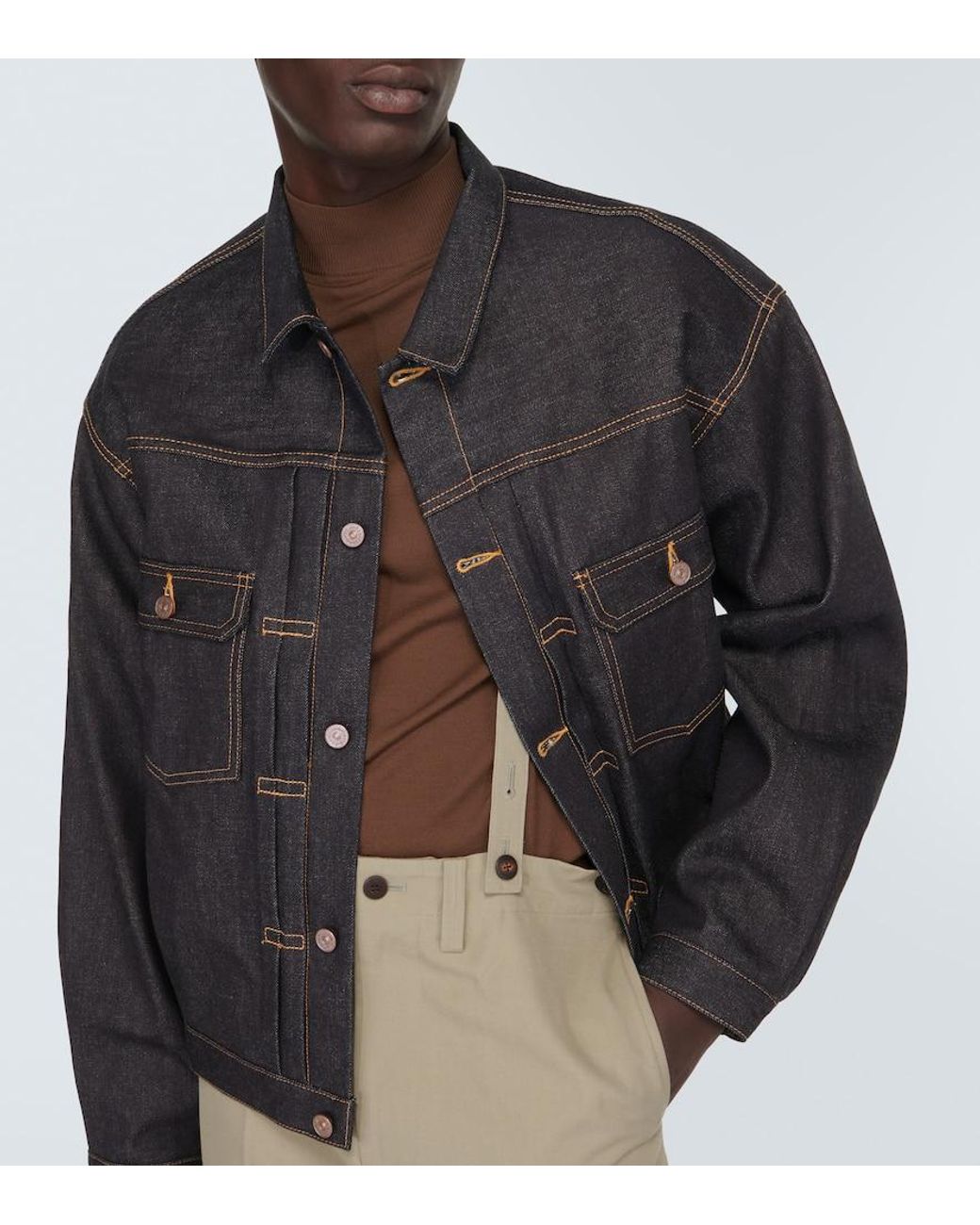 Visvim Ss 101xx Jkt Denim Jacket in Black for Men | Lyst