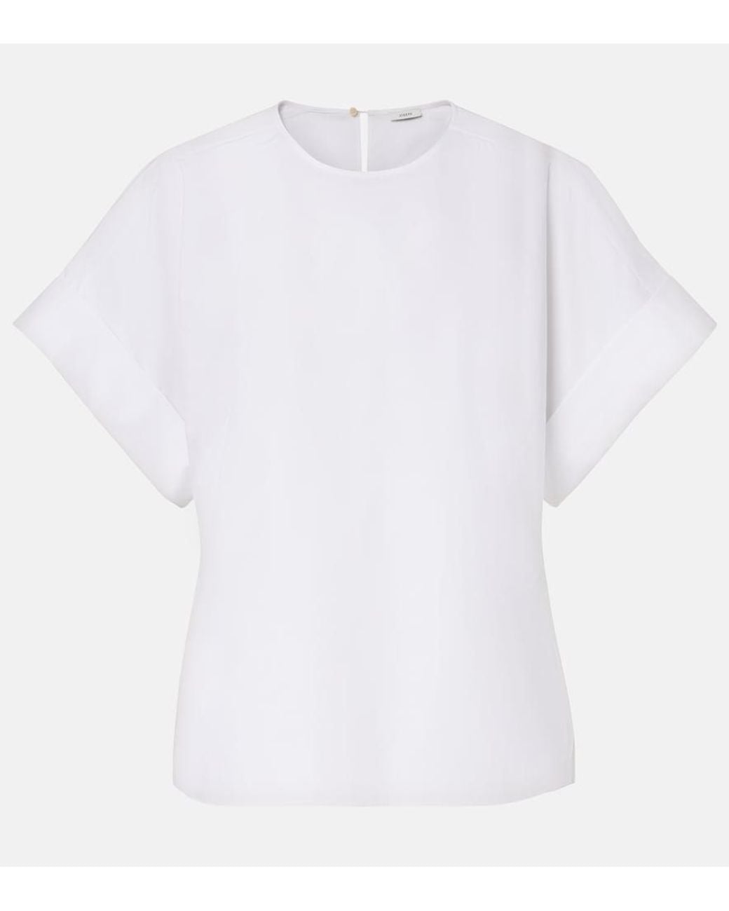 Joseph White Fassia Cotton Poplin Blouse