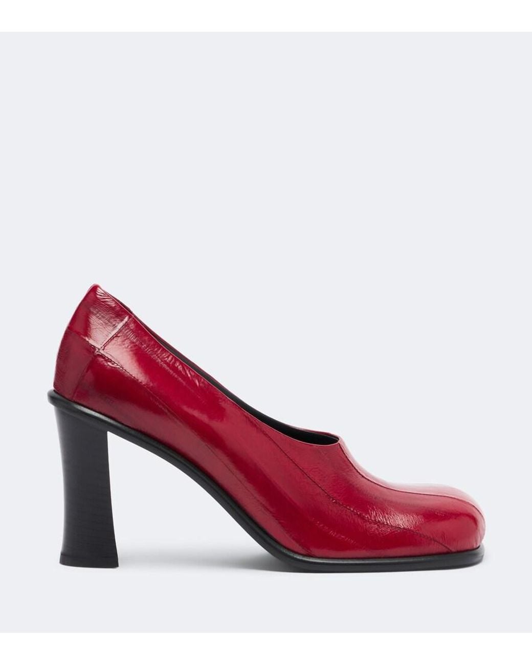 Proenza Schouler Red Esme Eel Leather Pumps