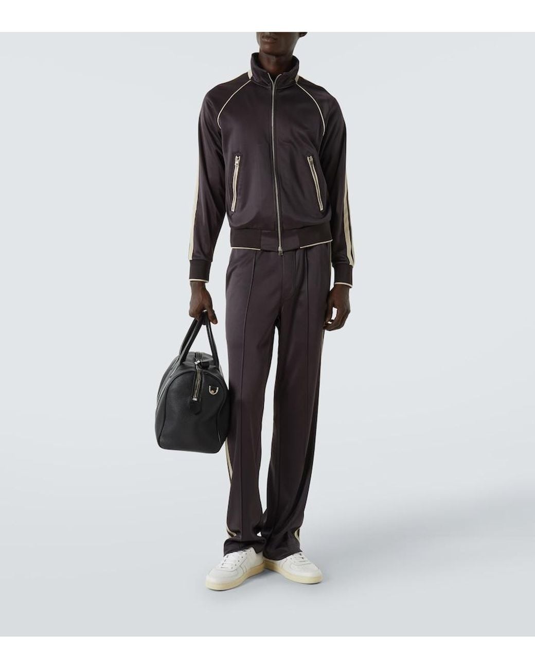 Tom Ford Blue Jersey Track Pants for men