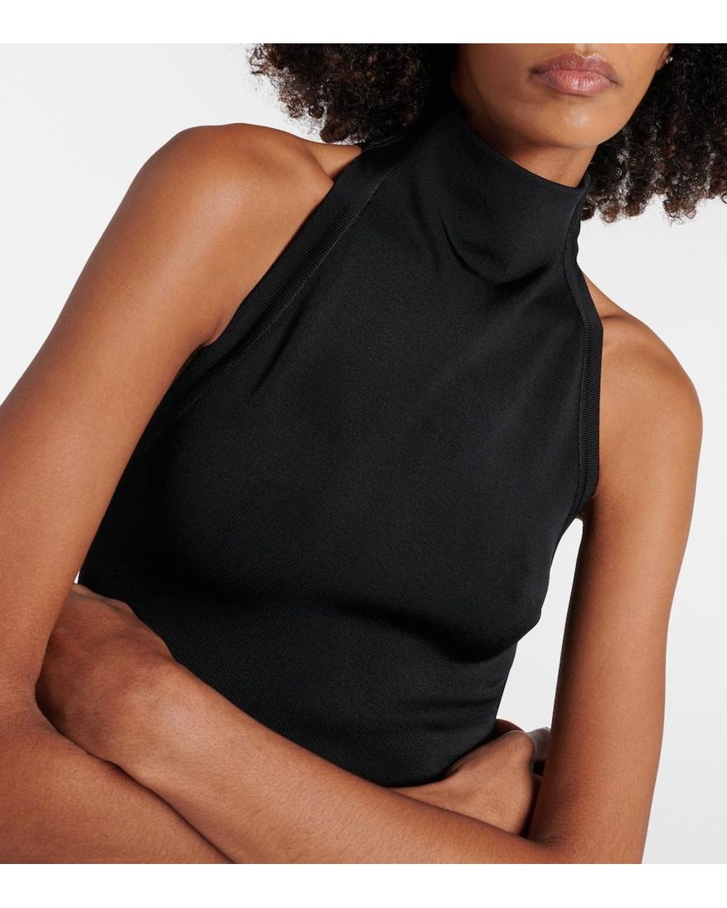 Alaïa Black Jersey Bodysuit