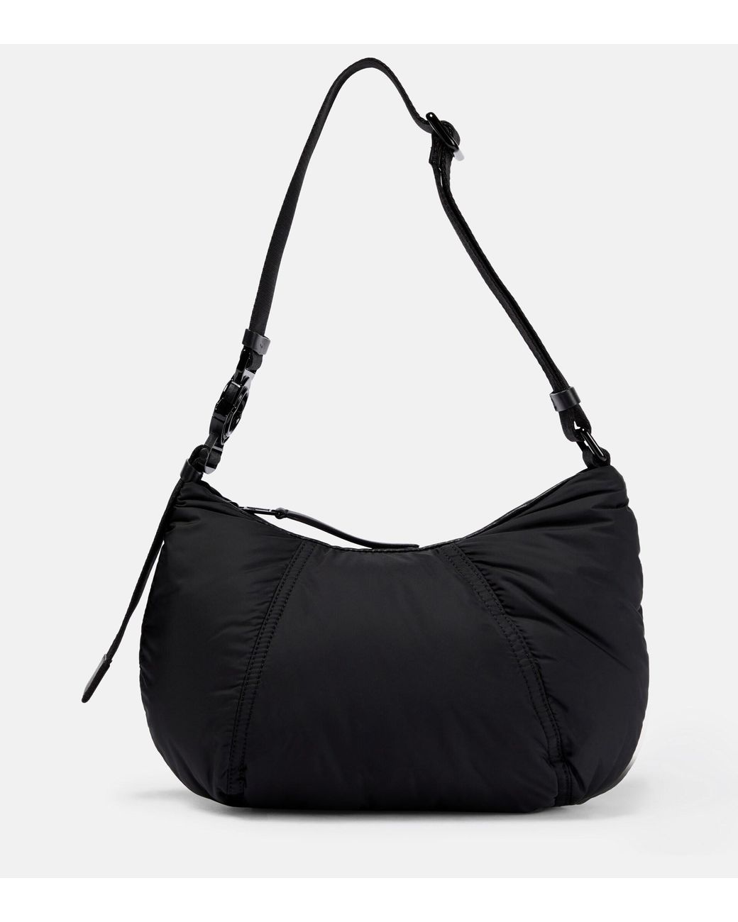 Moncler Spread Nylon Shoulder Bag in Black | Lyst